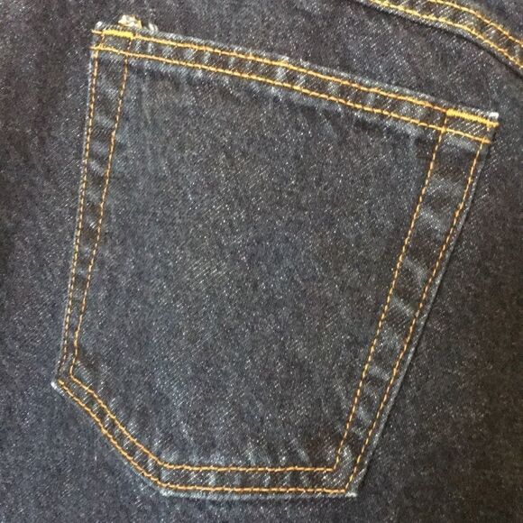 Vintage L A Blues High Waisted Dark Wash Jeans 20 - Picture 4 of 11